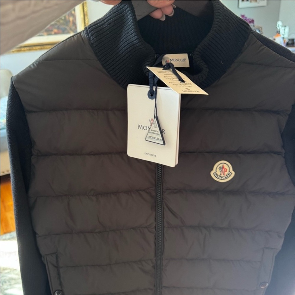 Moncler style Black Puffer Jacket for Men or Women